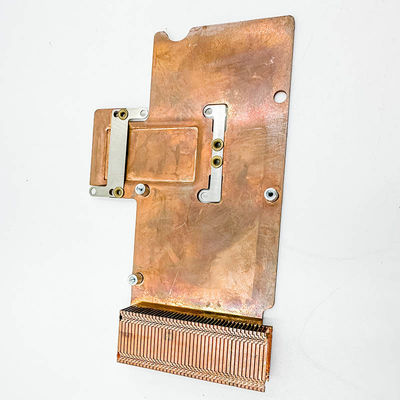 чистый медный heatsink, радиатор зуба высокой плотности, электронные блоки, теплоотвод зуба лопаткоулавливателя, медная плита