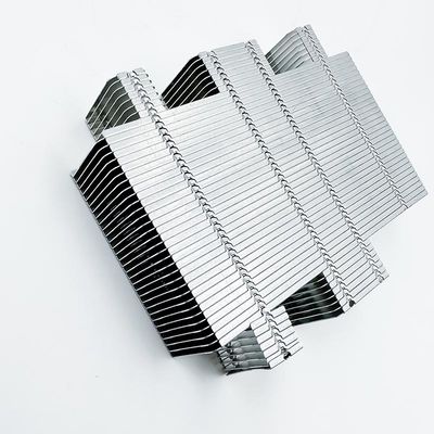 Подгонянные части CNC подвергая механической обработке омедняют алюминиевые ребра радиатора для C.P.U.