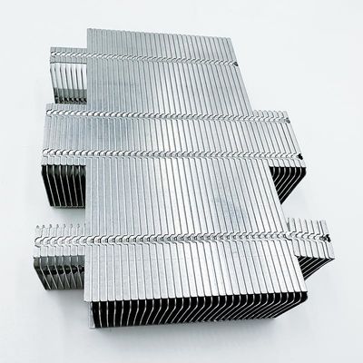 Подгонянные части CNC подвергая механической обработке омедняют алюминиевые ребра радиатора для C.P.U.