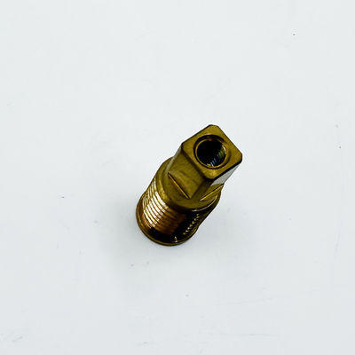 Латунные части CNC поворачивая, круглый подвергать механической обработке меди смеси режущего инструмента потока токарного станка