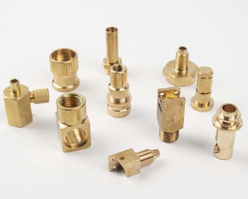 Латунь CNC подвергая механической обработке привинчивает подгонянную латунь точности повернула компоненты