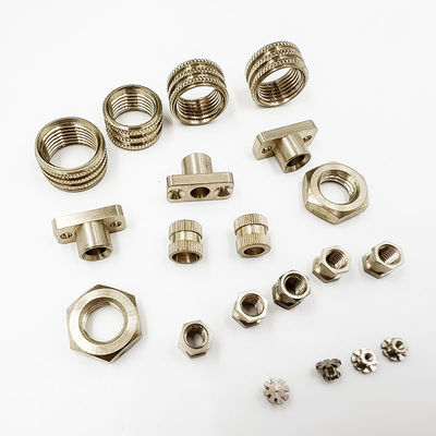 Латунные компоненты точности CNC, повернутый латунный подвергать механической обработке частей