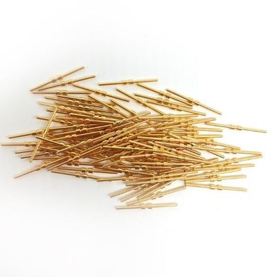 Латунное золото покрыло твердое золото иглы покрыло кольцо Pin/весны Pogo зонда теста