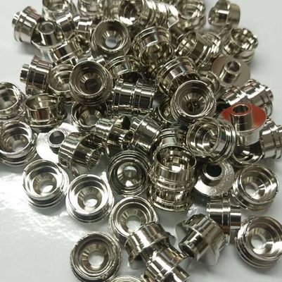 Точность медные части CNC поворачивая гальванизировали никель серебра золота подняла оксидация олова золота